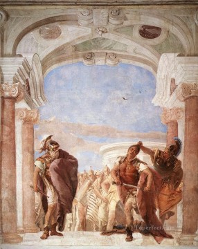 Giovanni Battista Tiepolo Painting - Villa Valmarana La furia de Aquiles Giovanni Battista Tiepolo